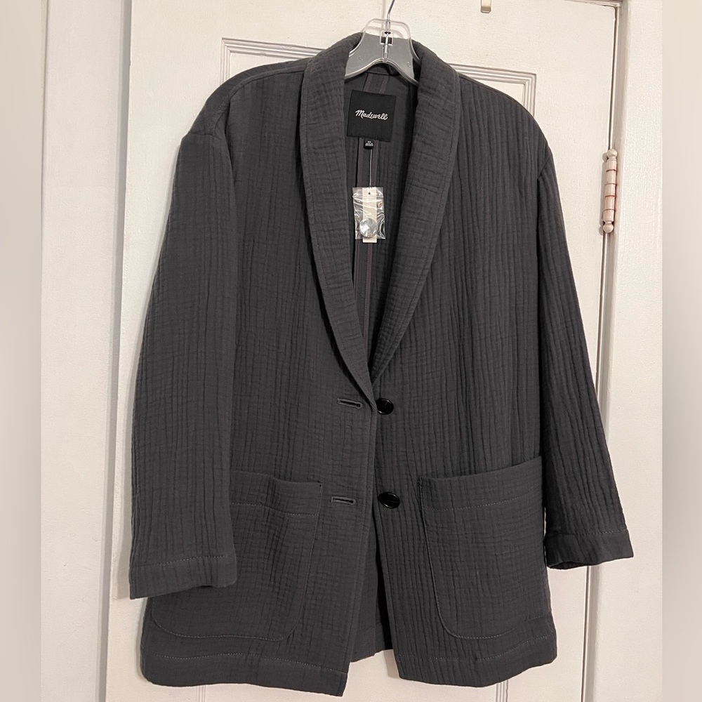 NWT Madewell Lightspun Dorset Blazer